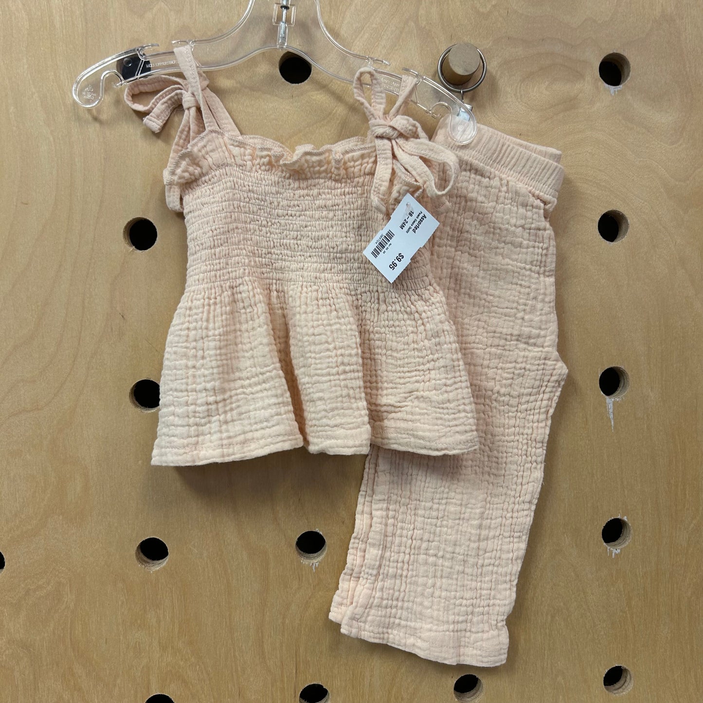 Peach Gauze Outfit