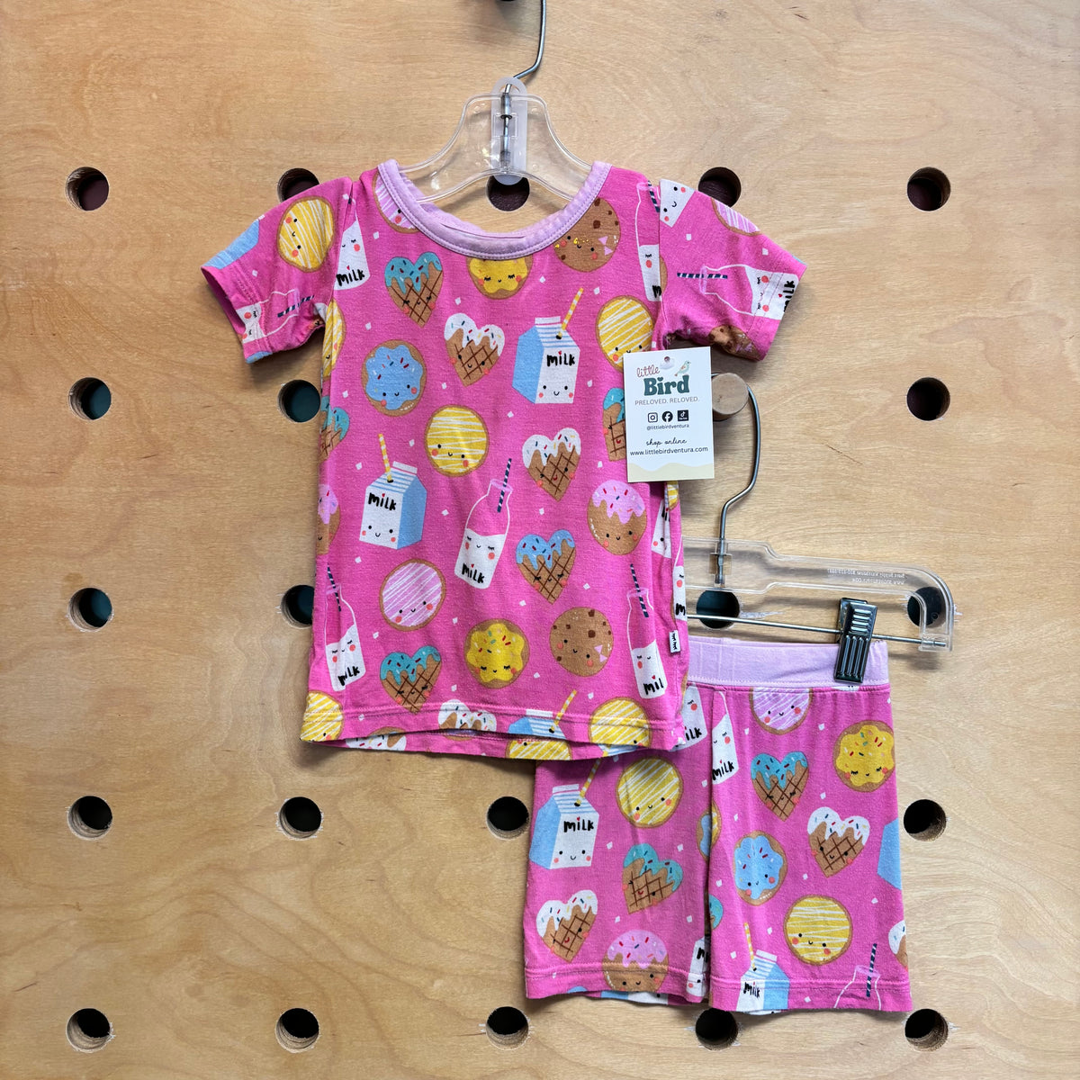 Pink Bamboo Treats/Milk PJ's