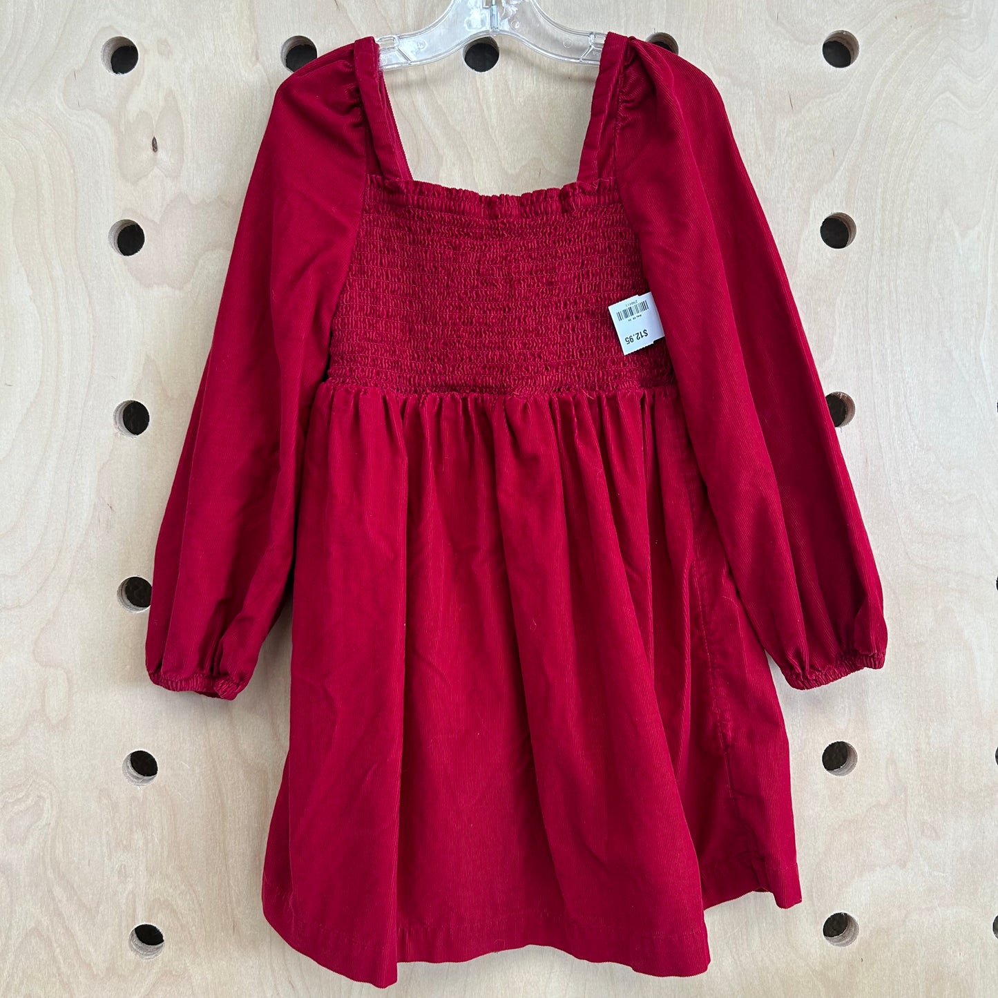 Red Smocked Dress