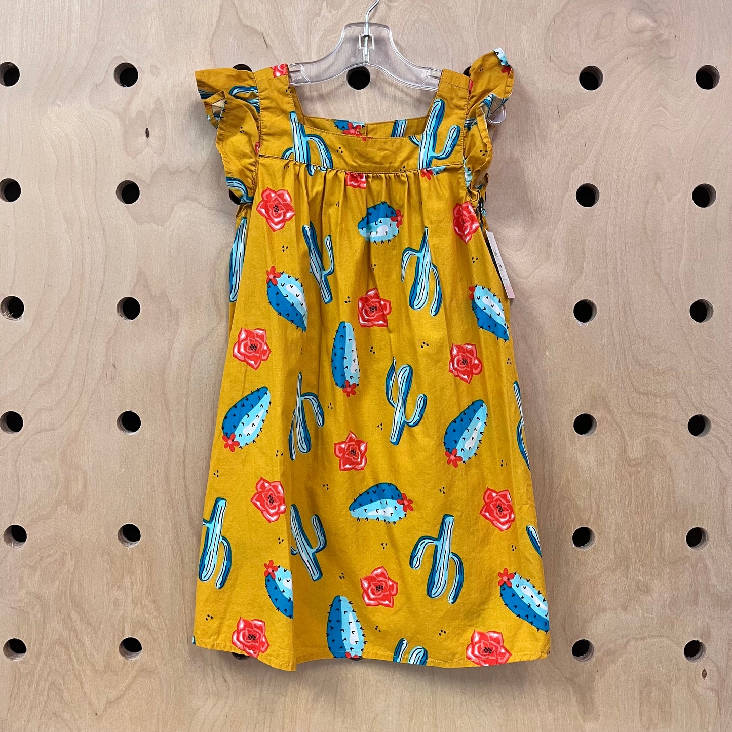 Mustard Cactus Blossom Dress