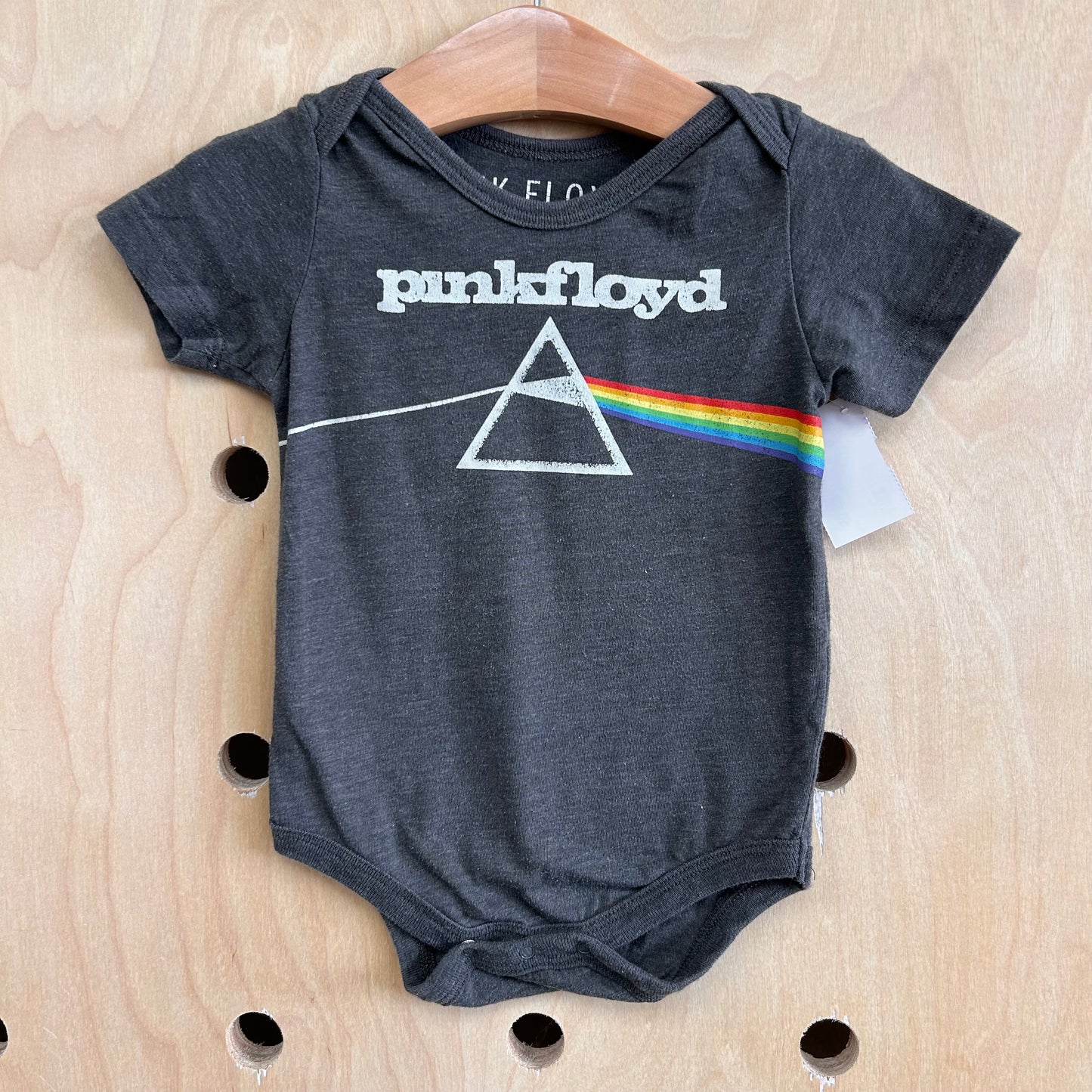 Grey Pink Floyd Bodysuit