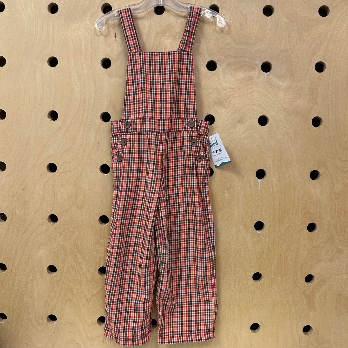 Red Plaid Romper
