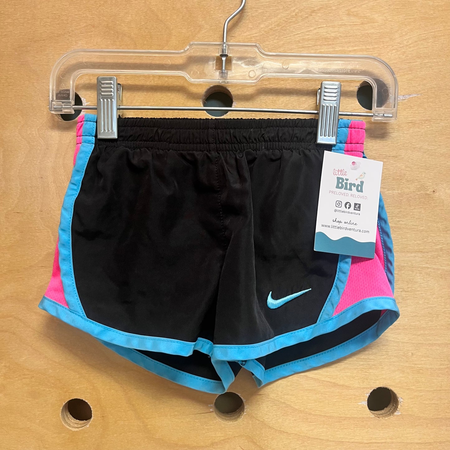 Black/Blue/Pink Active Shorts
