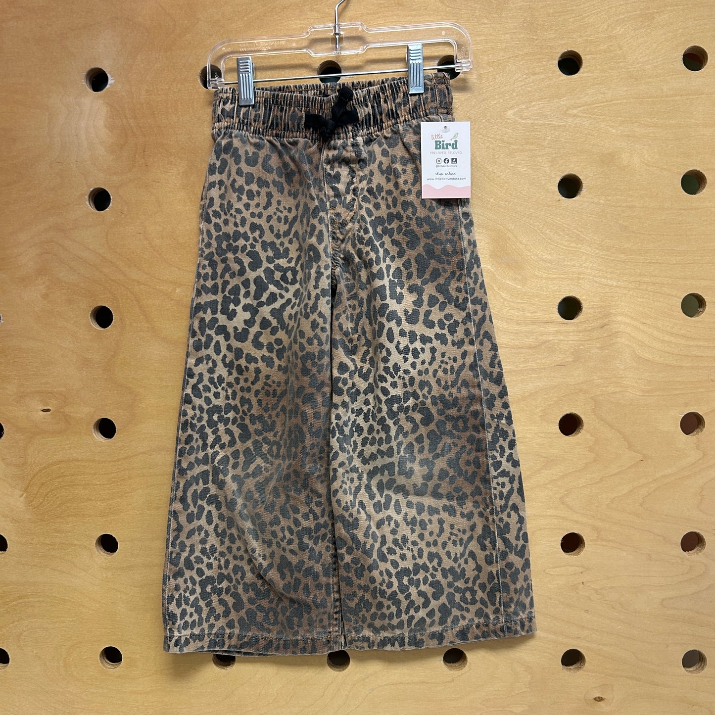 Brown/Black Cheetah Print Denim