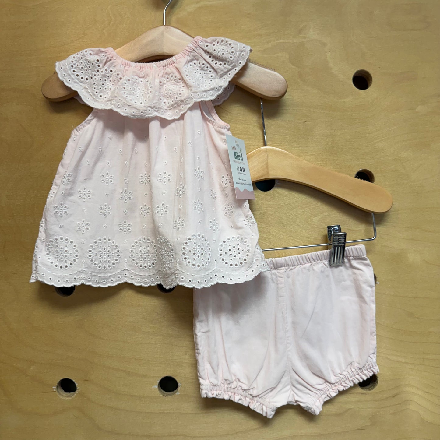 Pink Eyelett Outfit