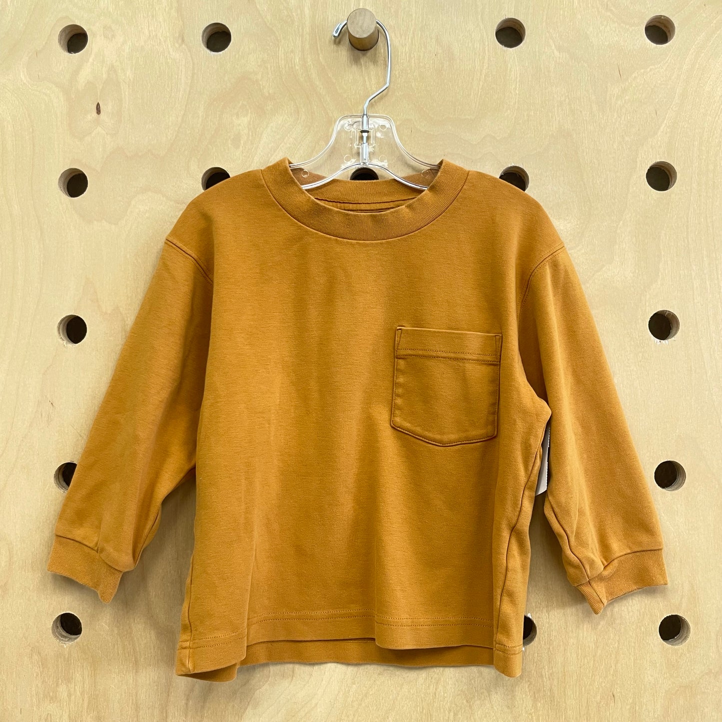 Yellow Pocket Long-Sleeve