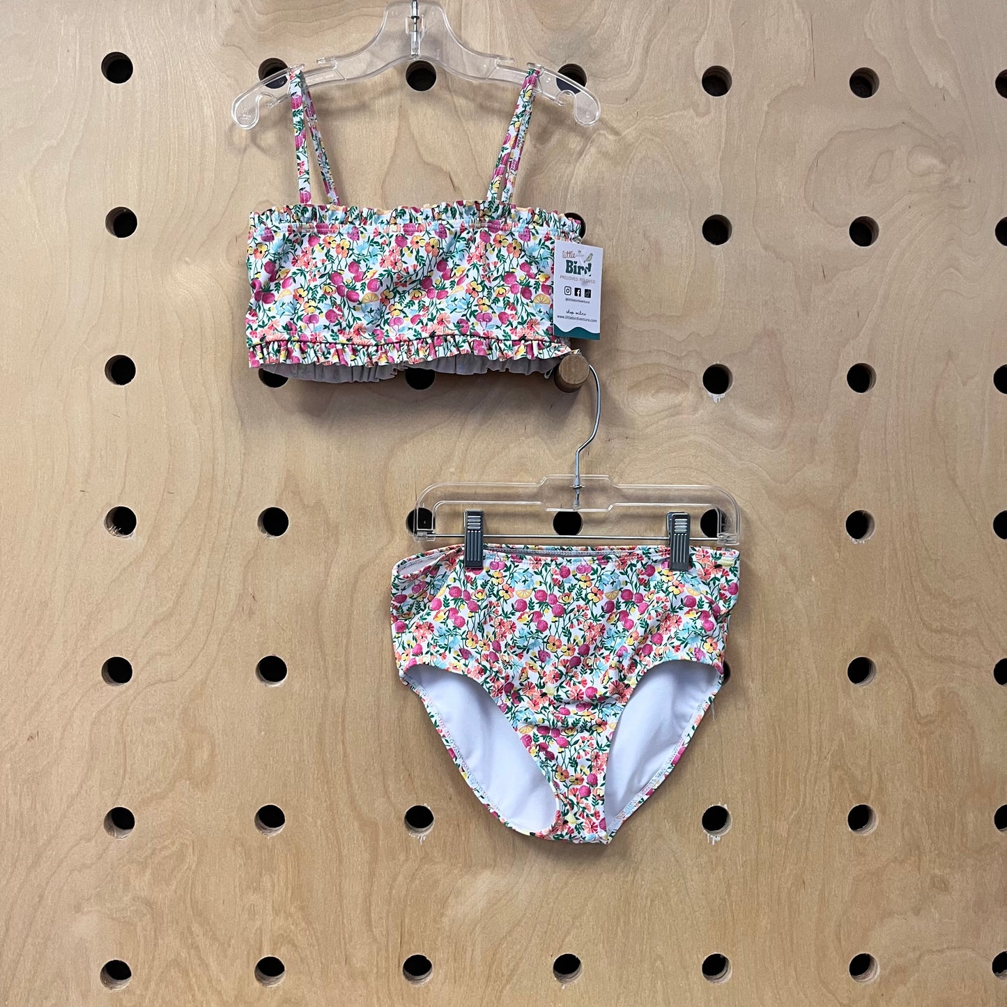 Floral Smocked 2pc. Swimsuit