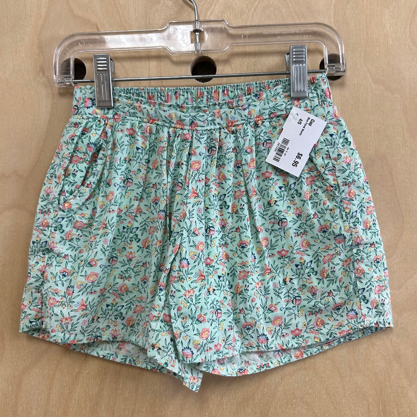 Blue Floral Shorts