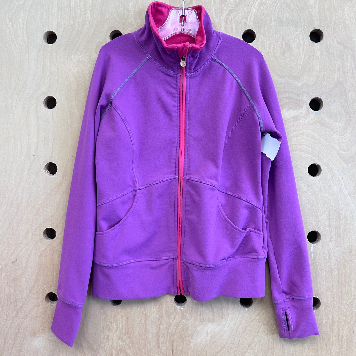 Fushcia & Pink Athletic Zip Up