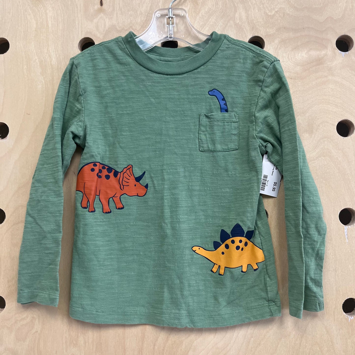 Green Dino Long Sleeve