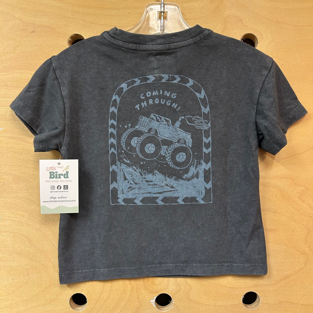 Grey Monster Truck Tee NEW!