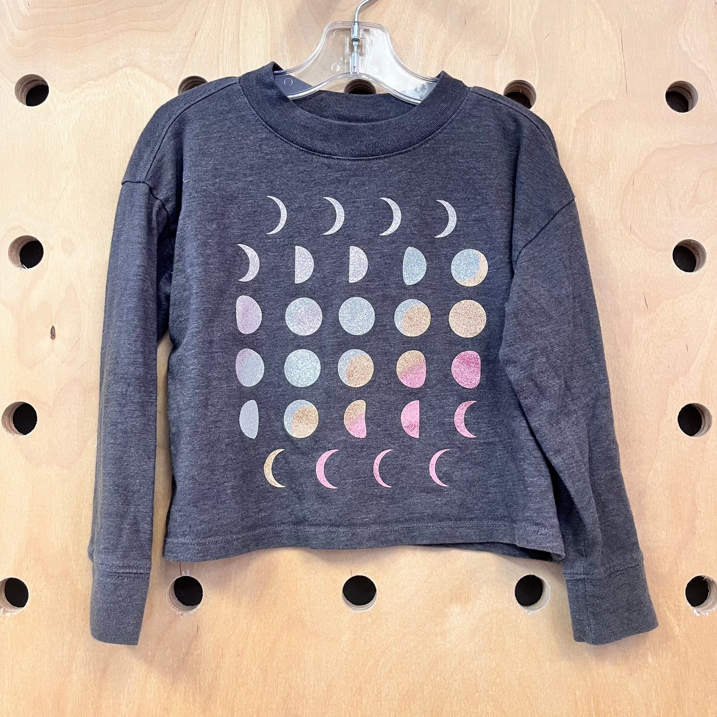 Grey Sparkle Moons LS