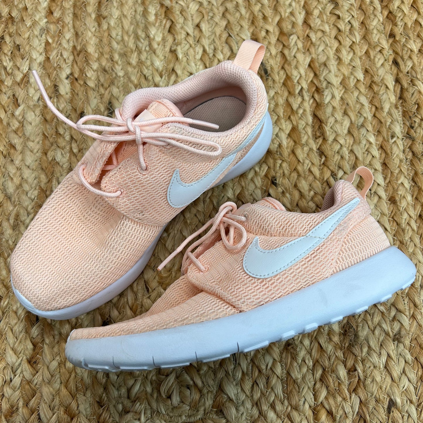 Peach & White Sneakers