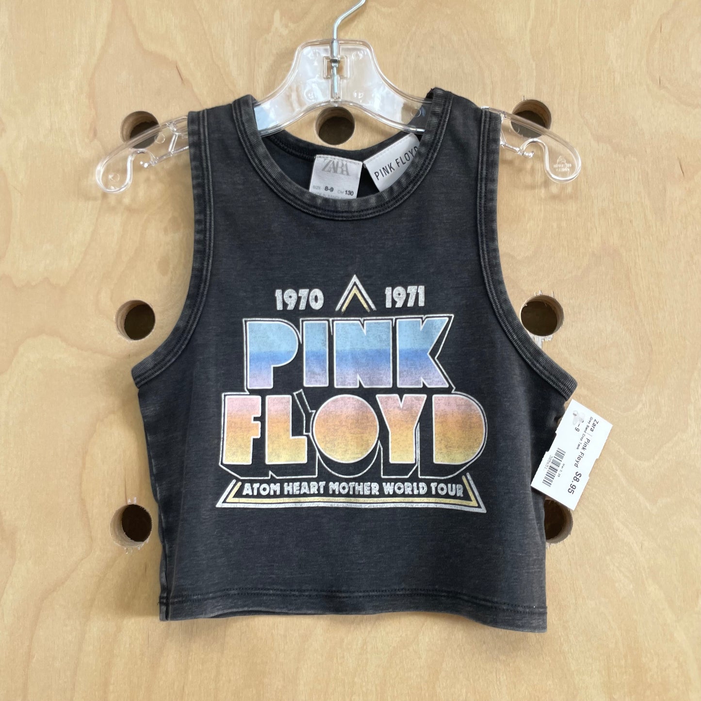 Grey Band Crop Tank