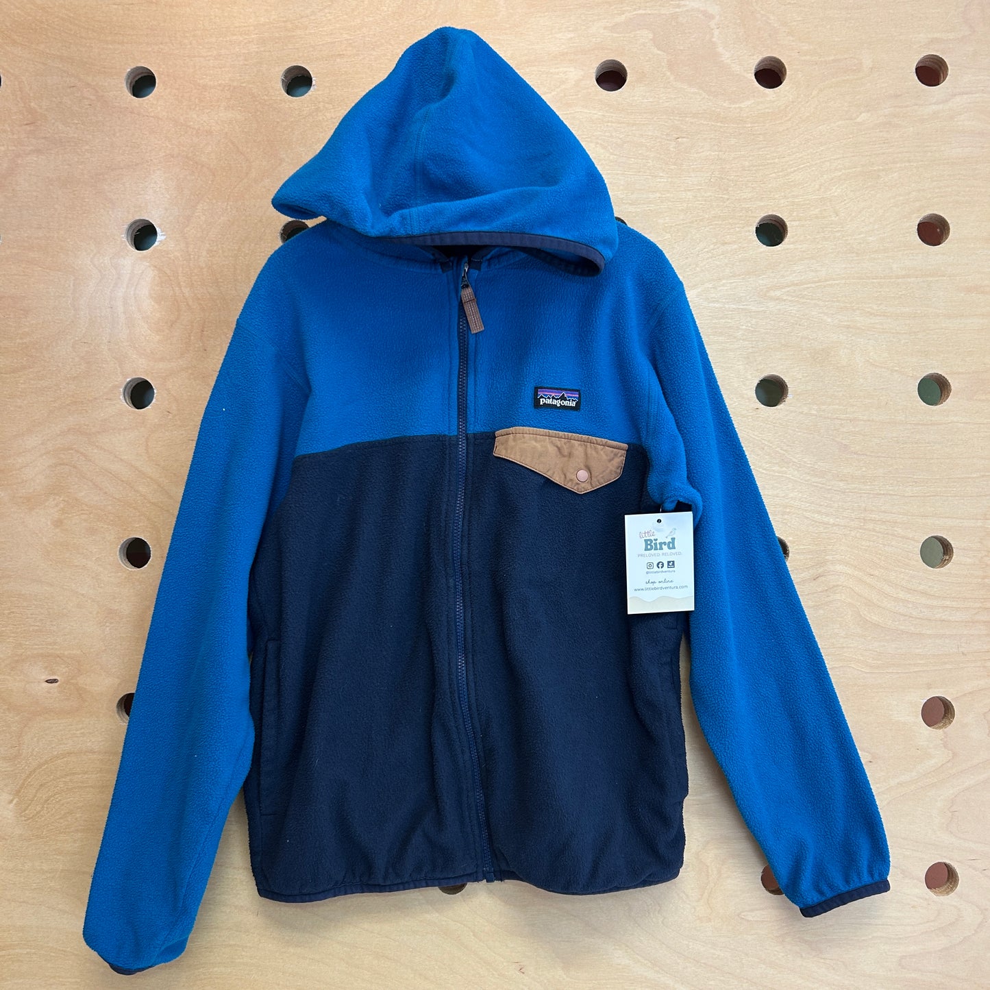Micro D Snap-T Jacket Blue/Tan