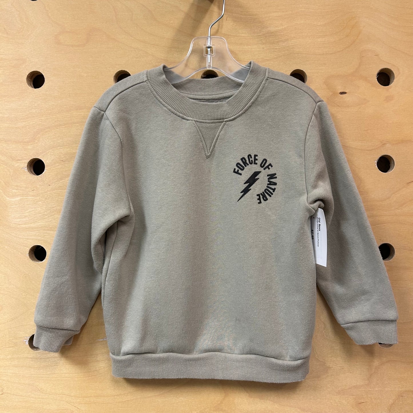 Greige Force of Nature Pullover