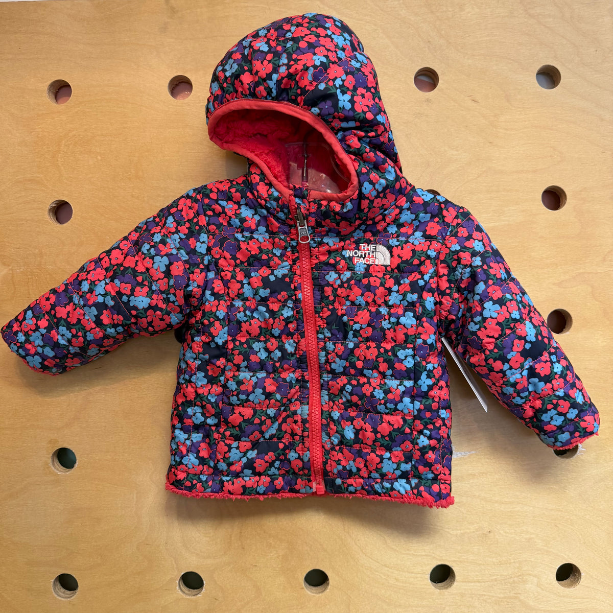 Red/Purple Floral Reversible Jacket