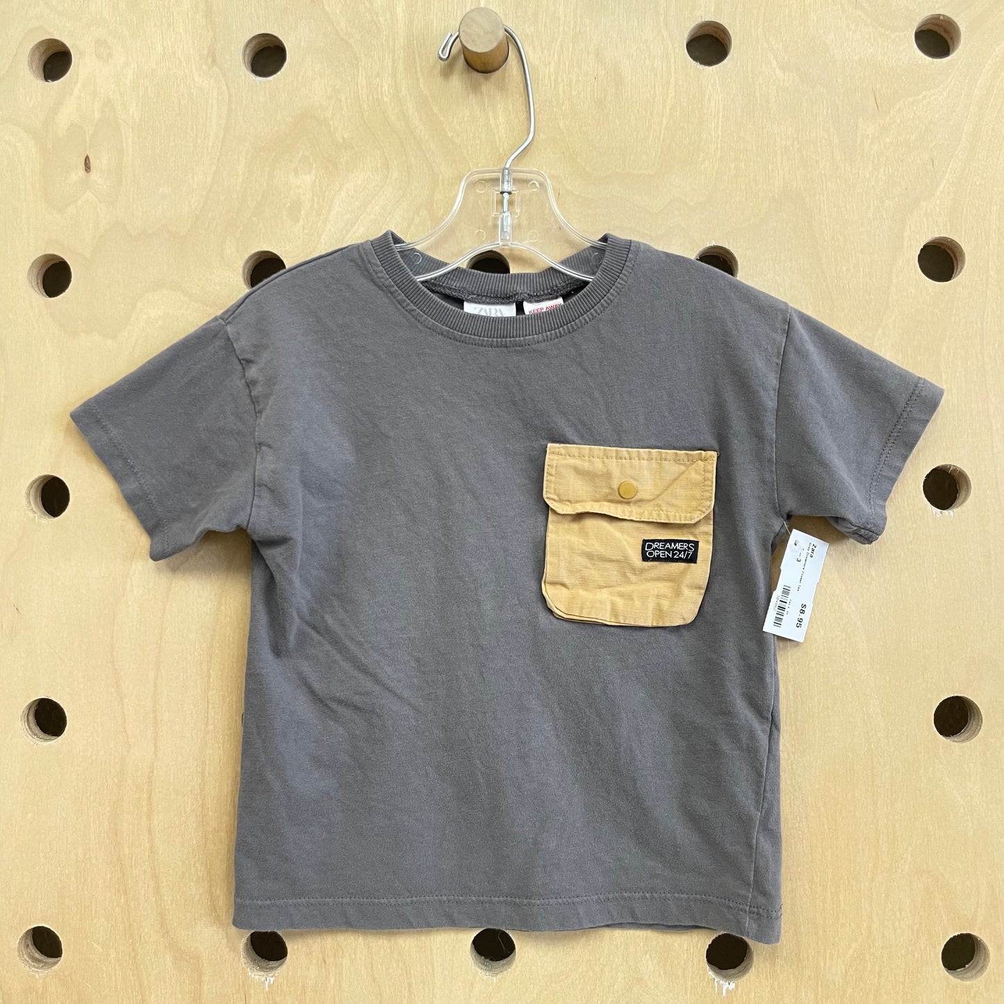 Grey Dreamers Pocket Tee