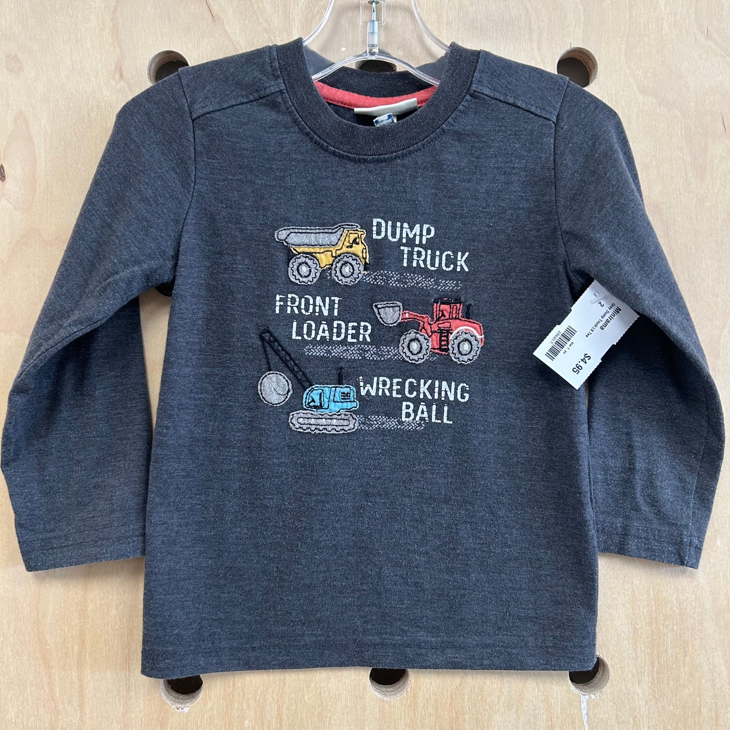 Grey Dump Truck LS Tee