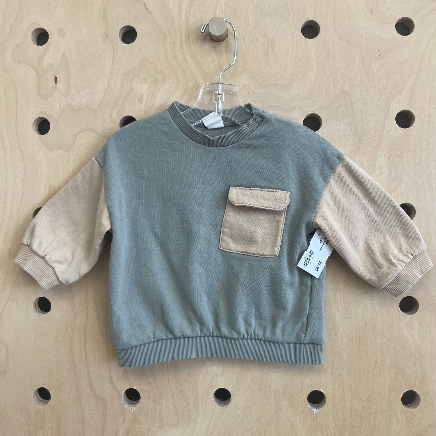 Sage & Tan Sweatshirt