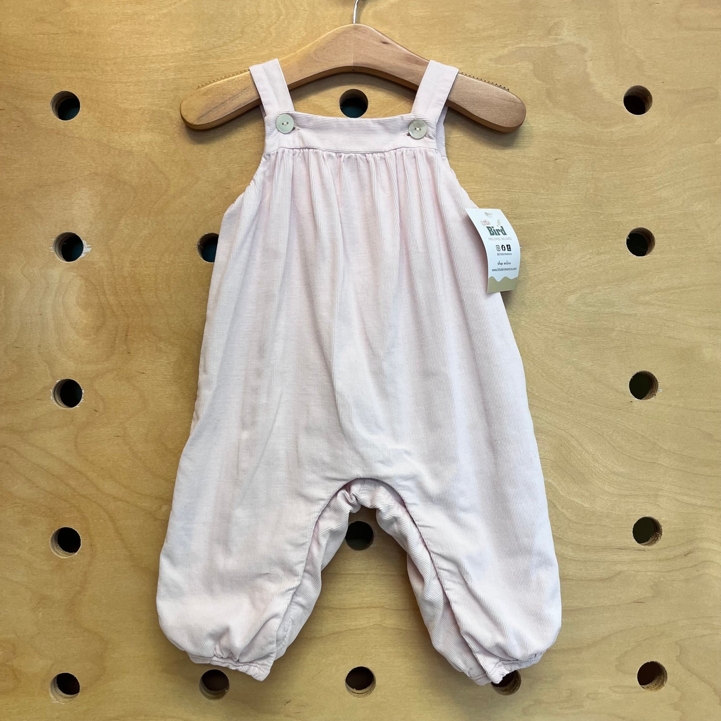 Pink Cord Romper