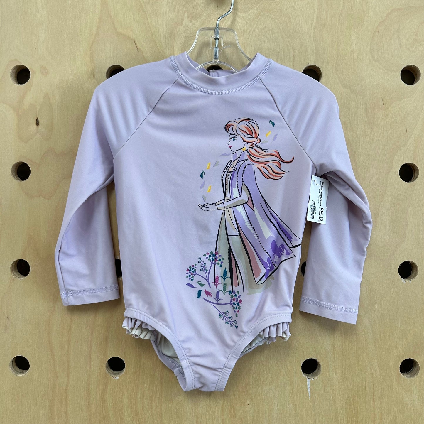 Lavender Anna LS Swimsuit