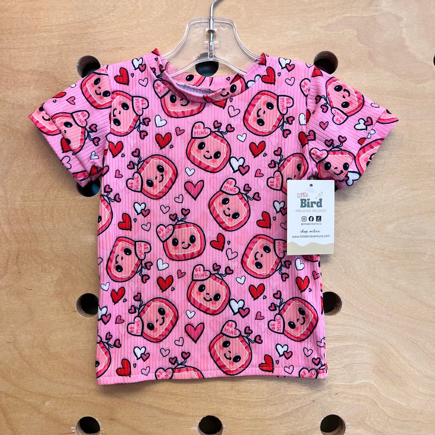 Ribbed Cocomelon Valentines Top