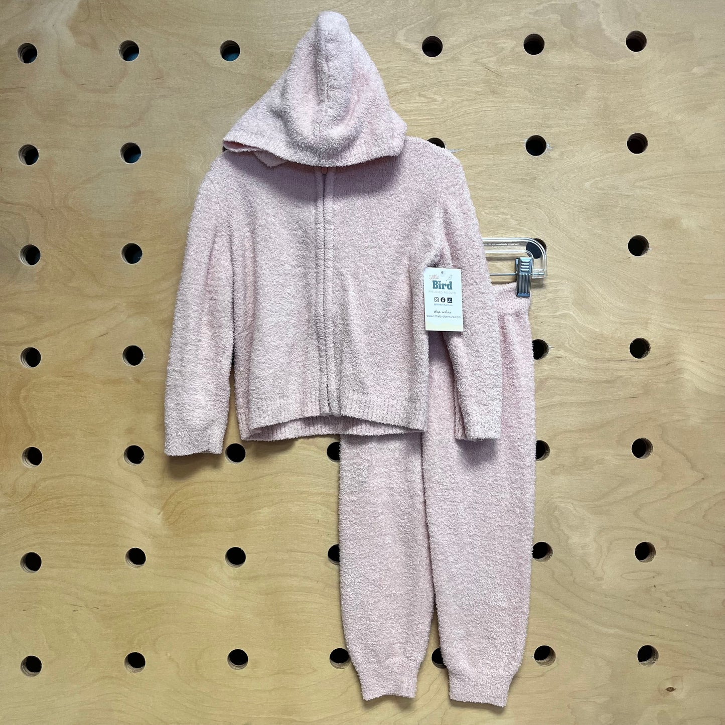 Pink Fuzzy Hoodie+Joggers