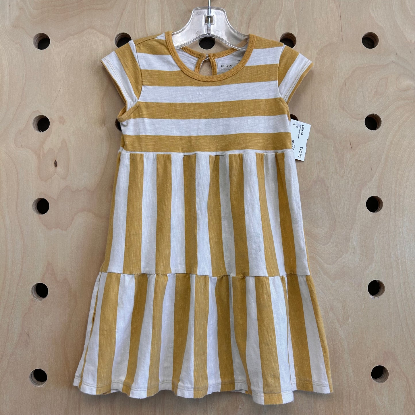Mustard Striped Dress