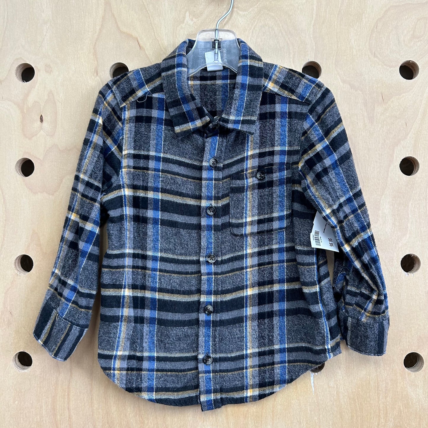 Black & Blue Plaid Flannel