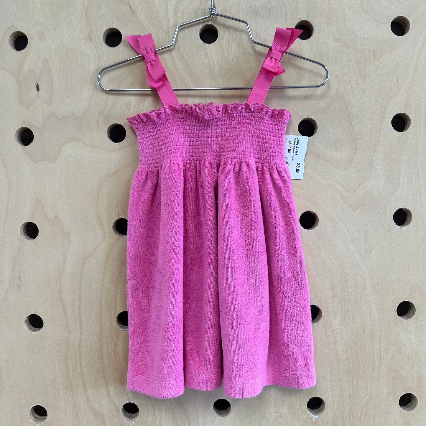 Pink Terry Swimsuit Cover Up