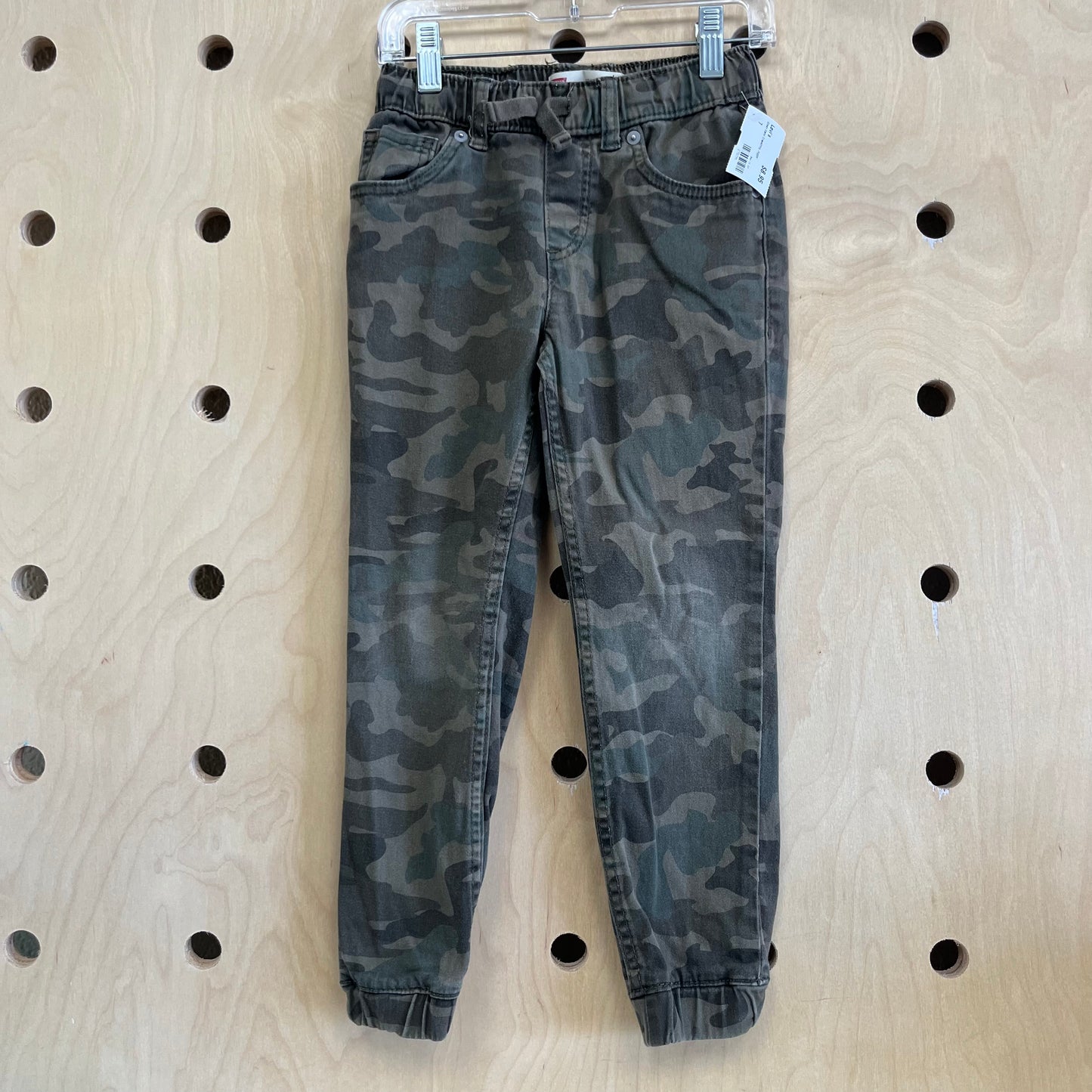 Green Camo Drawstring Jogger