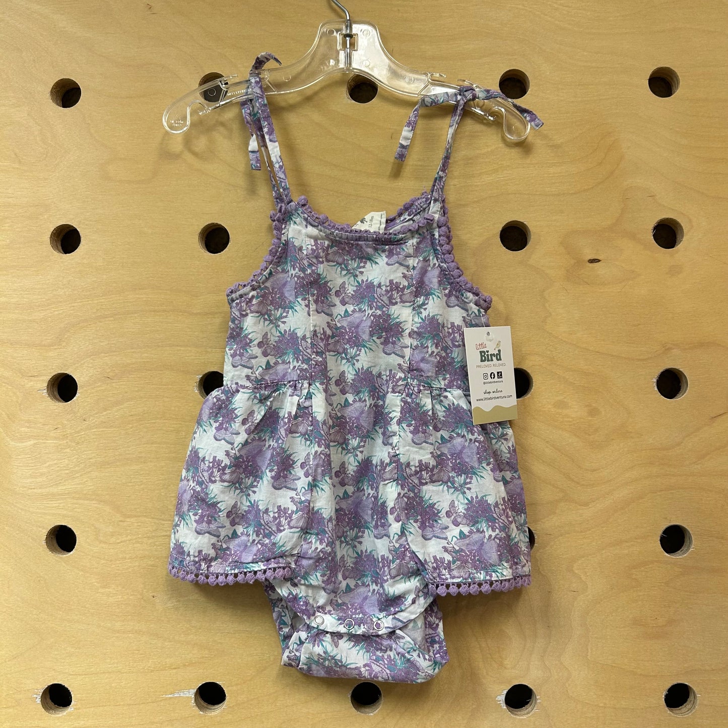 Organic Floral Romper