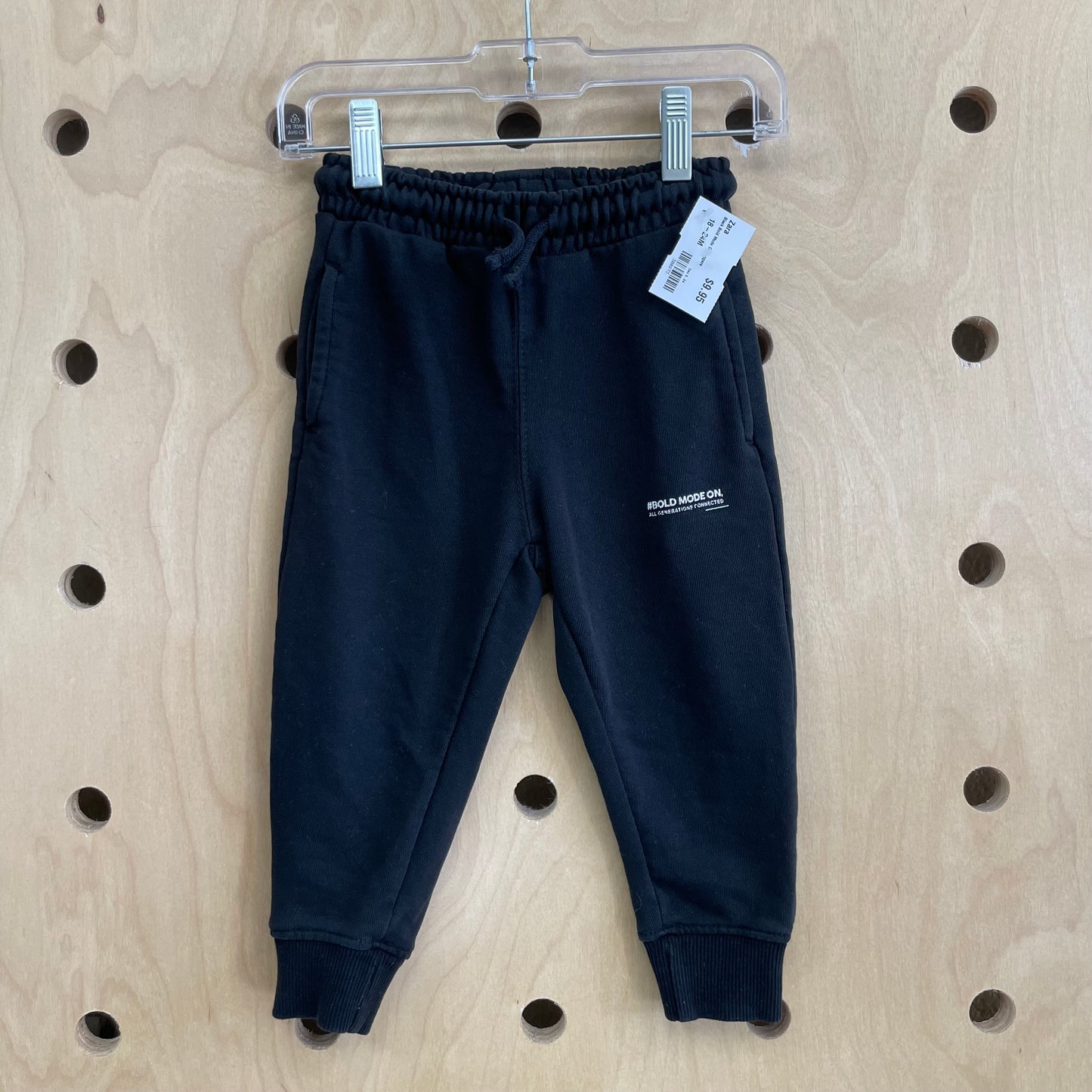 Black Bold Mode On Joggers