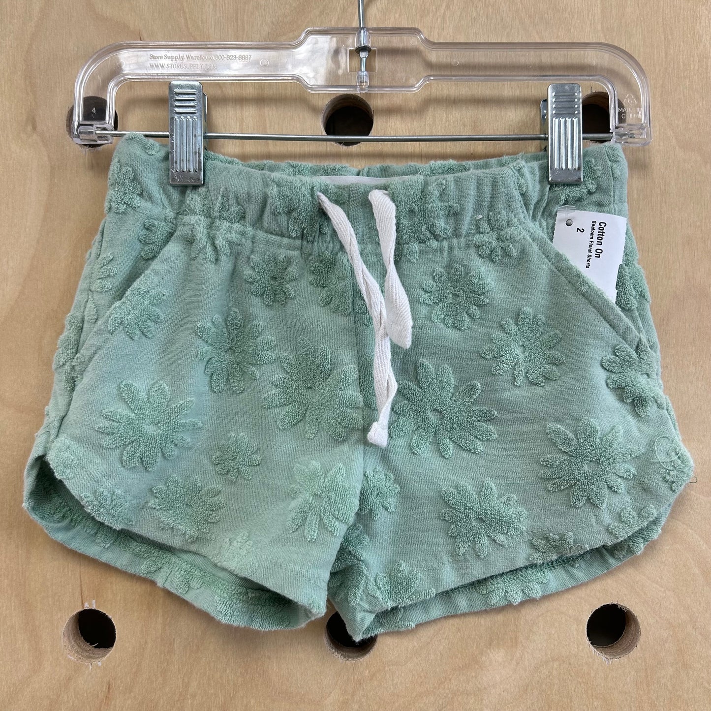 Seafoam Floral Shorts