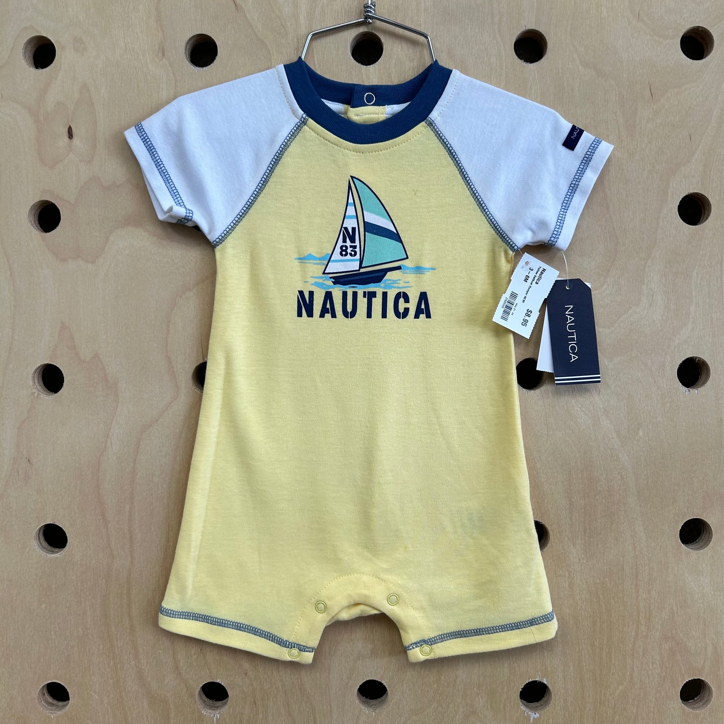 Yellow Sailboat Romper NEW!