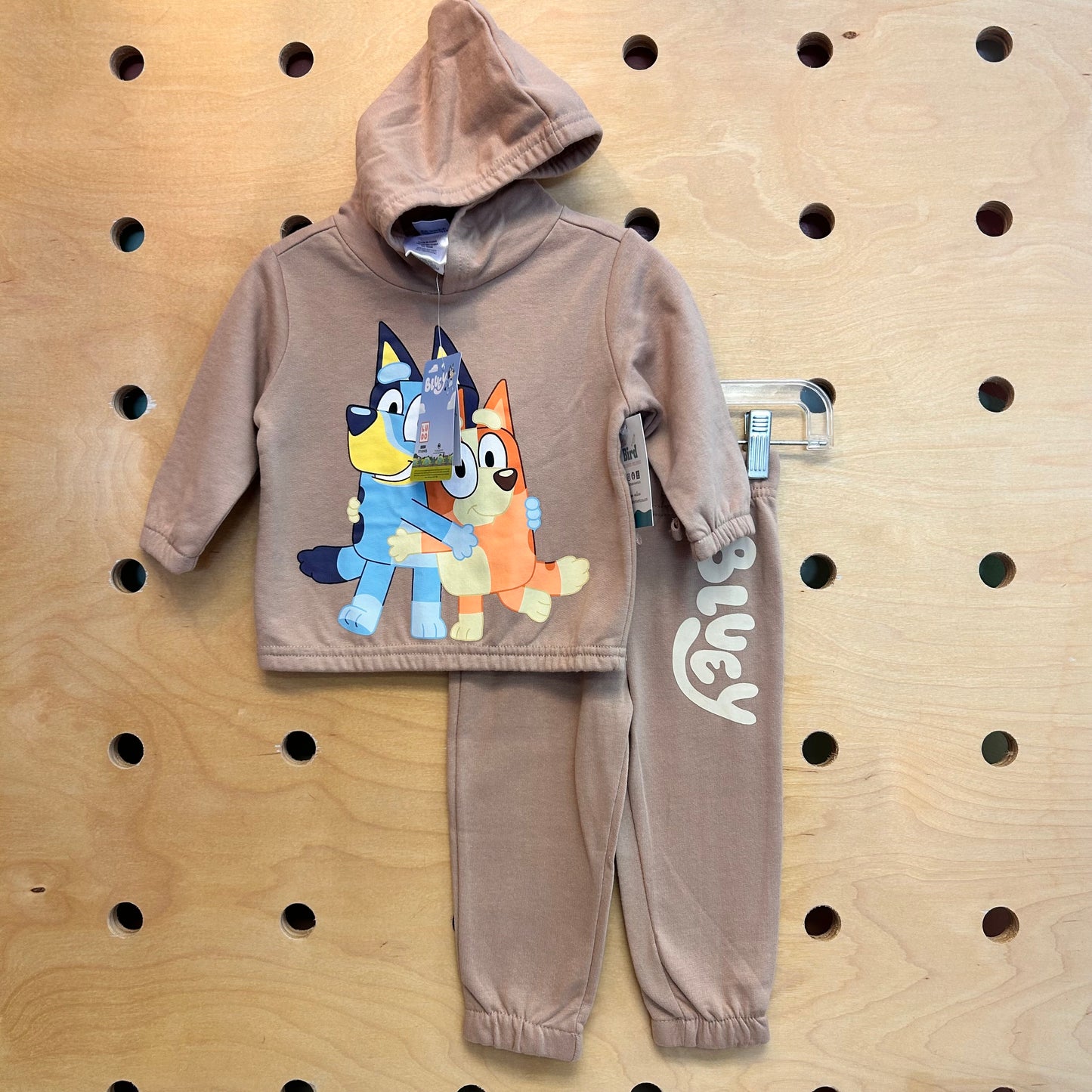 Beige Bluey & Bingo Hoodie Set NEW!