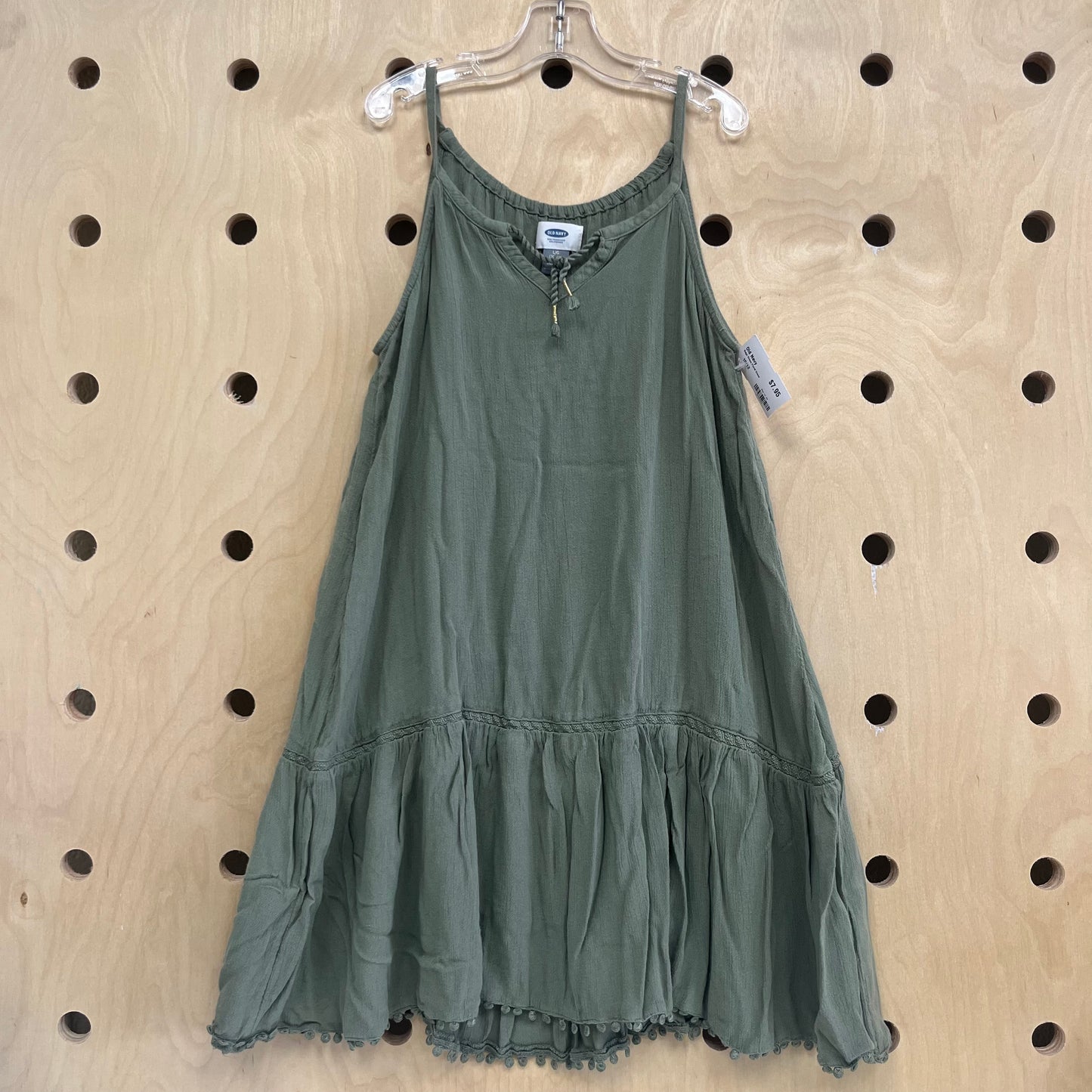 Sage Green Floral Dress