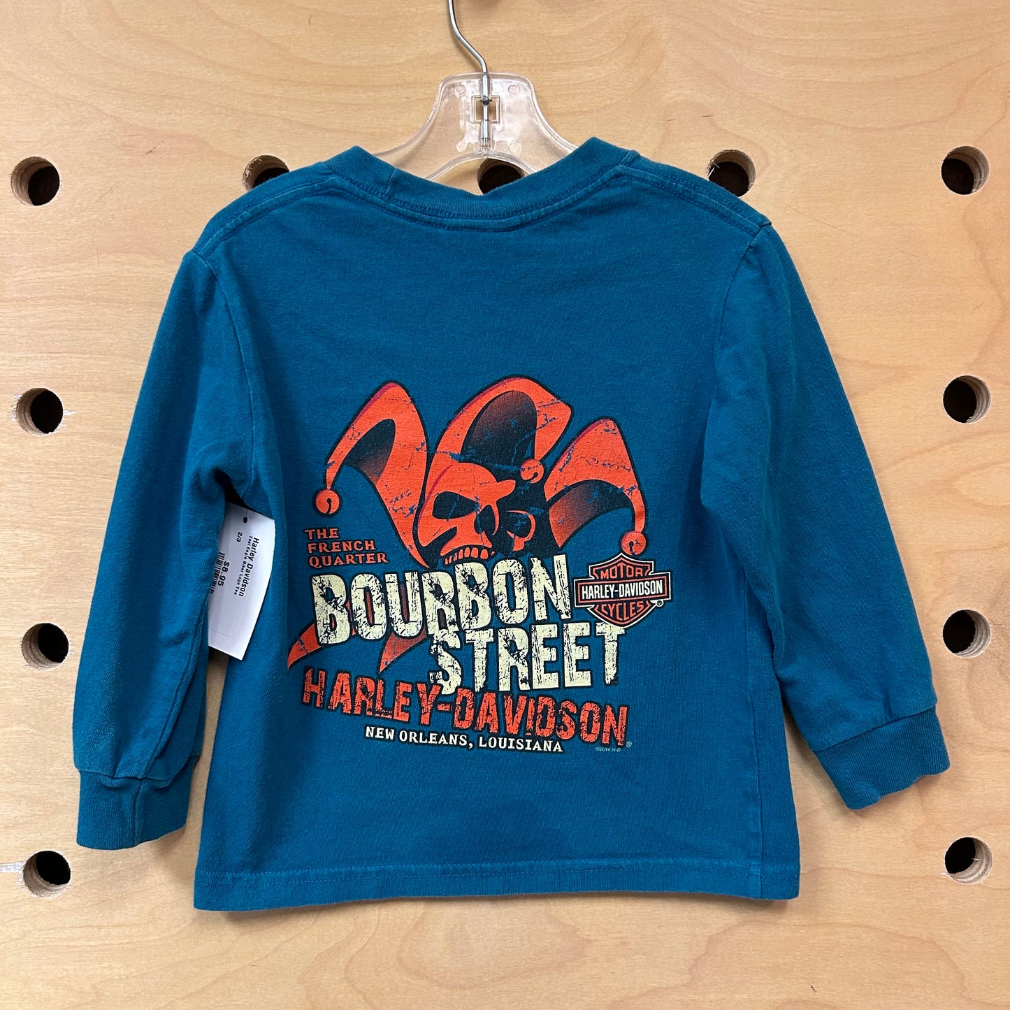 Teal Eagle Biker Logo Tee
