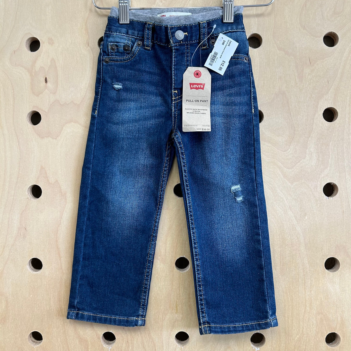 Pull On Distressed Denim NEW!
