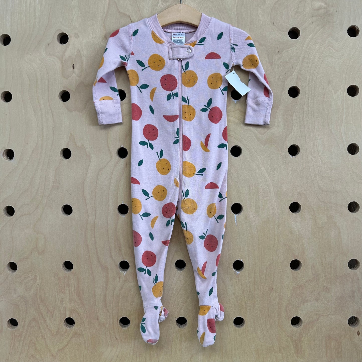 Peach Fruit Footies
