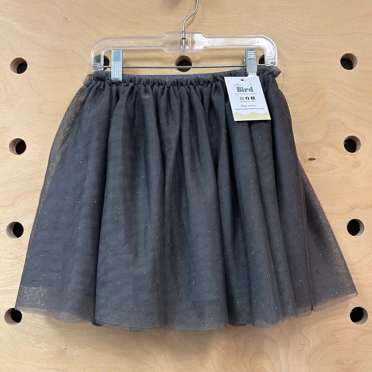 Grey Sparkle Tulle Skirt