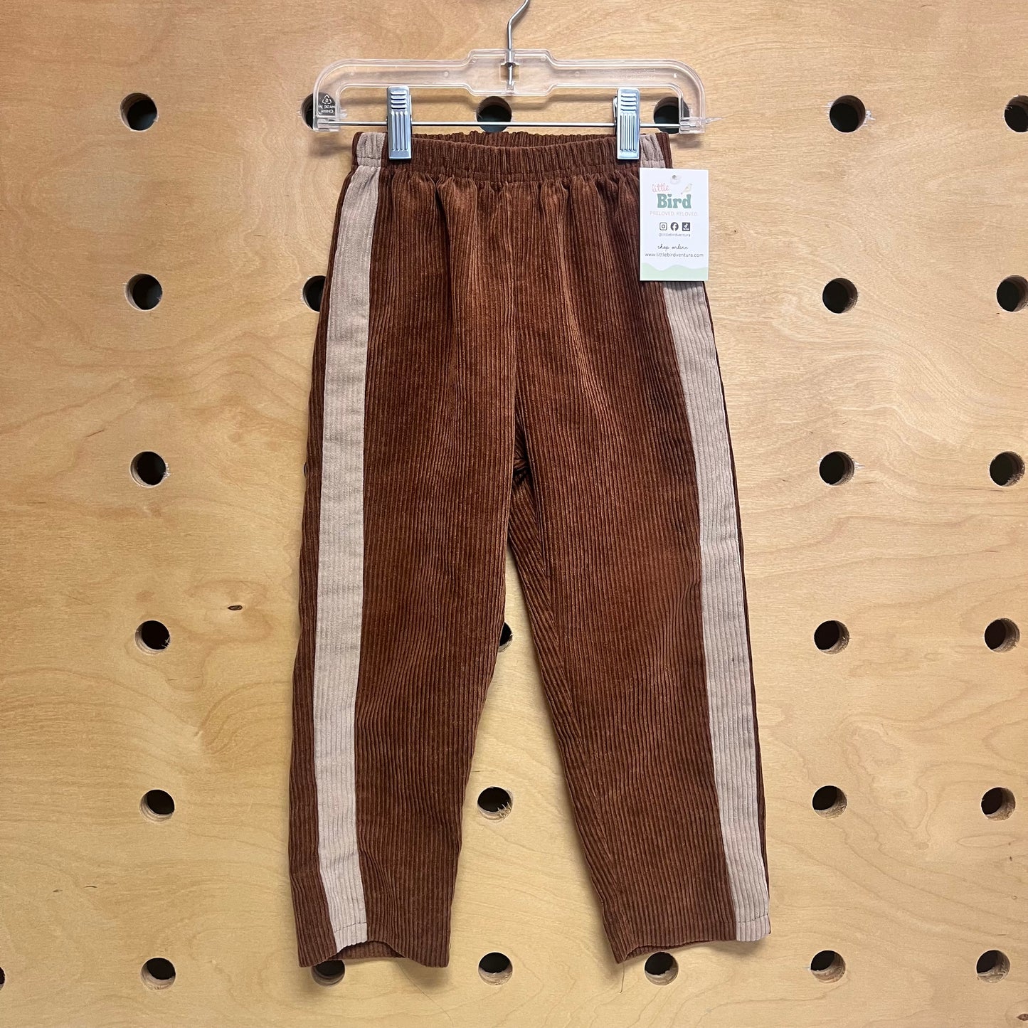 Brown/Cream Cord Pants