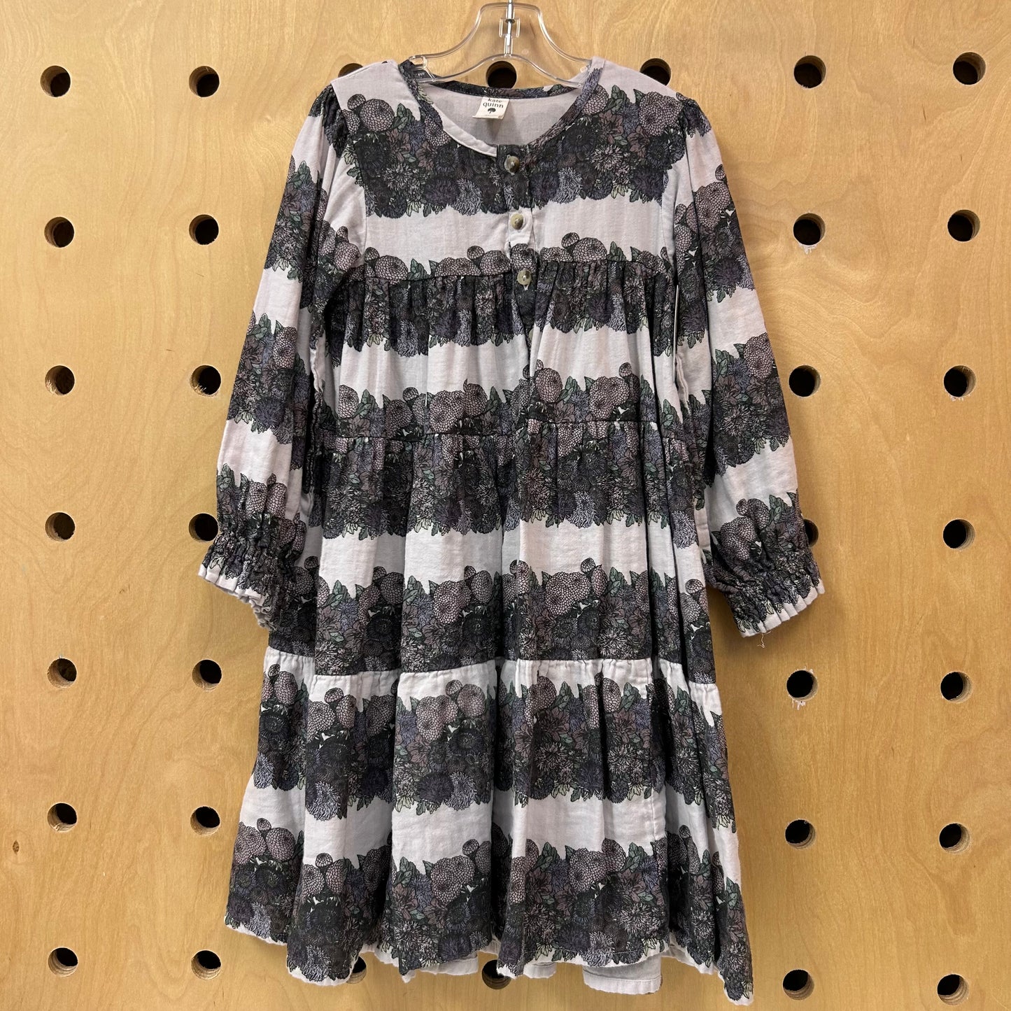 Lavender Floral Organic Dress