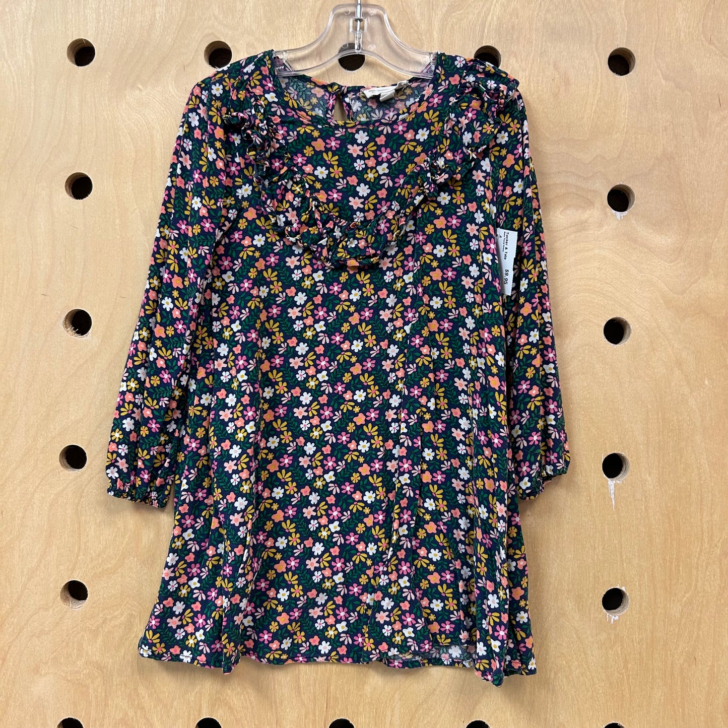 Navy Floral Dress