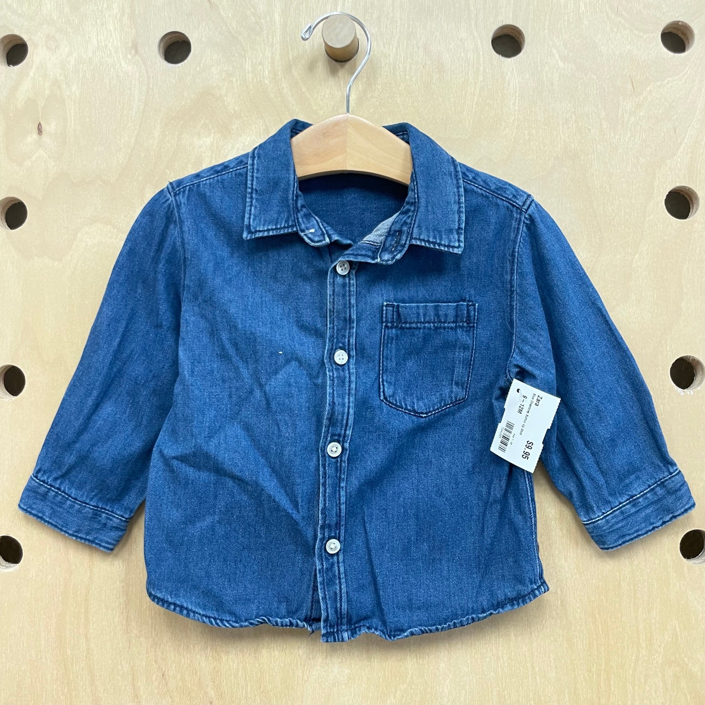 Blue Chambray Button Up Shirt