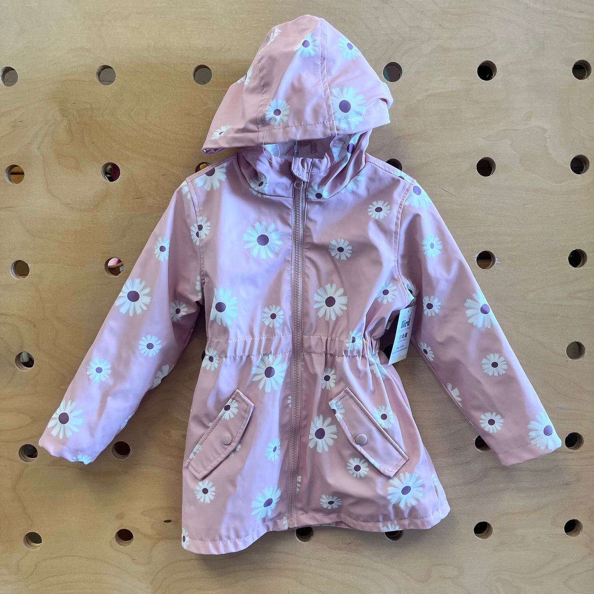Pink Floral Rain Jacket