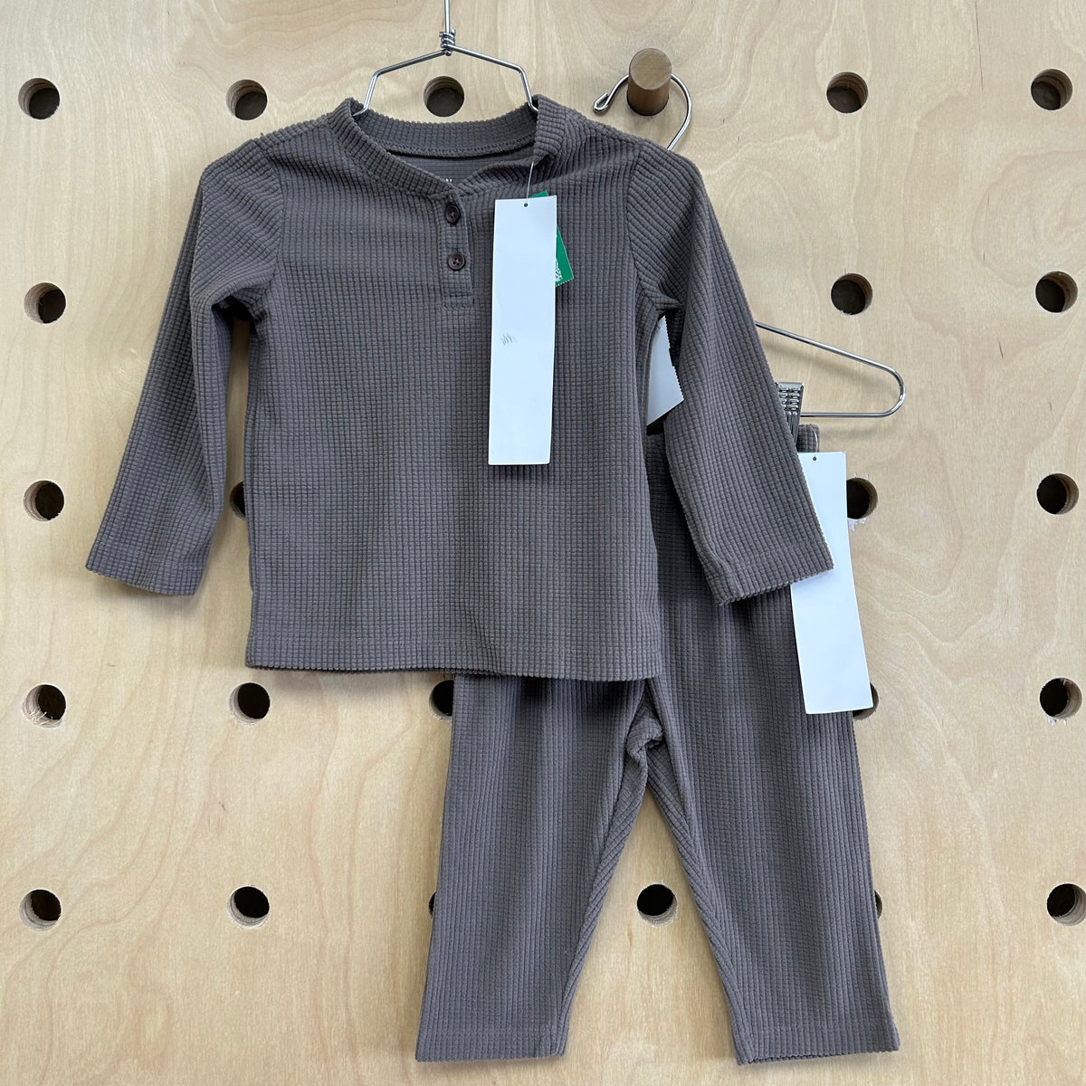 Greige Soft Waffle Pajamas NEW!