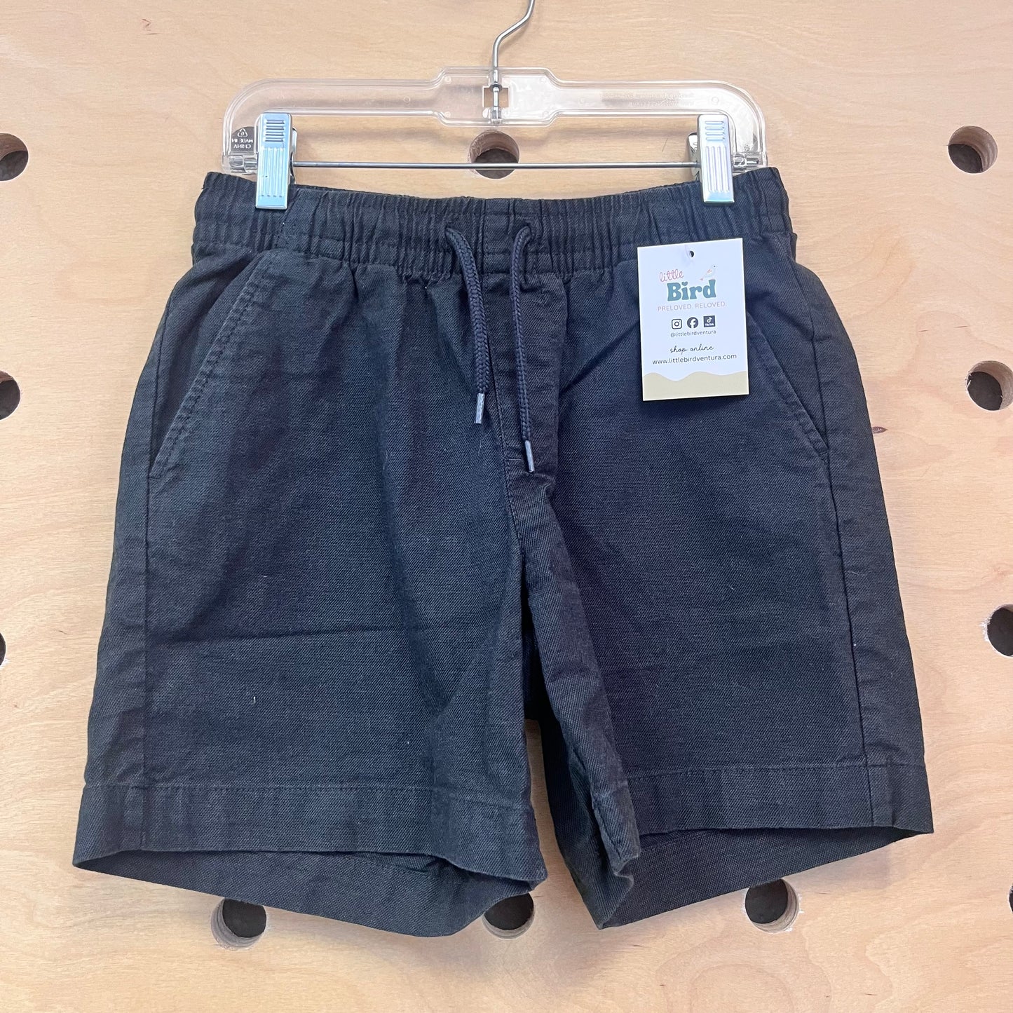 Black Drawstring Shorts