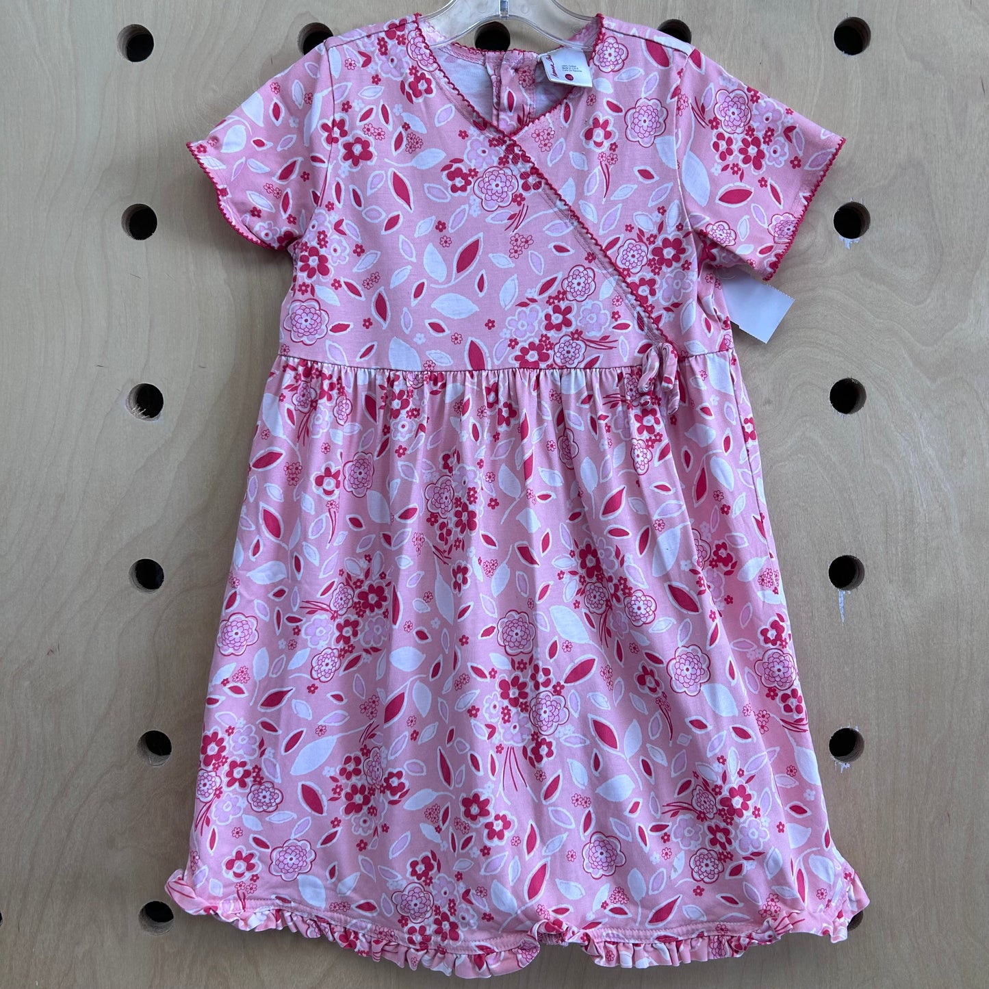 Pink Floral Dress VIntage Tag